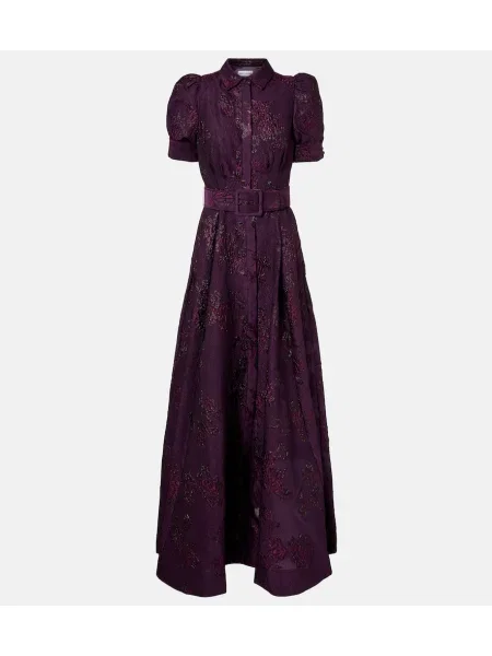 Rochie Rebecca Vallance cu model floral violet