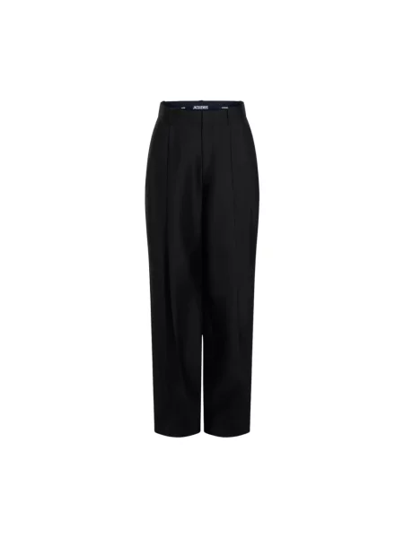 Spodnie Jacquemus dzwony czarne