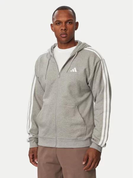 ADIDAS SPORTSWEAR Športová mikina so Essentials / čierna sivá
