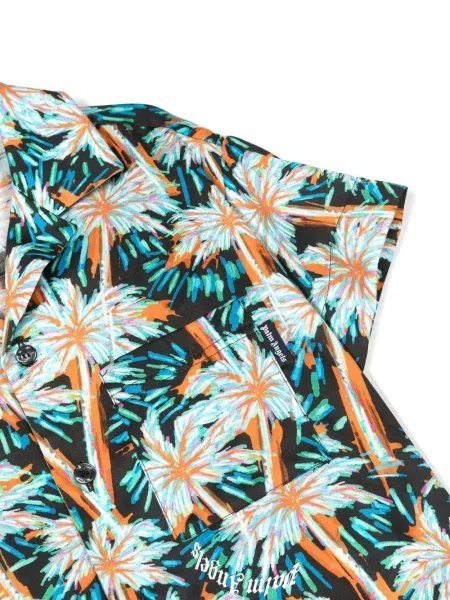 Koszula dziecięca Palm Angels czarna