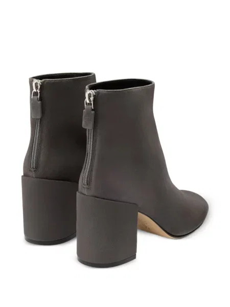 Cizme scurte Stuart Weitzman din piele de căprioară gri