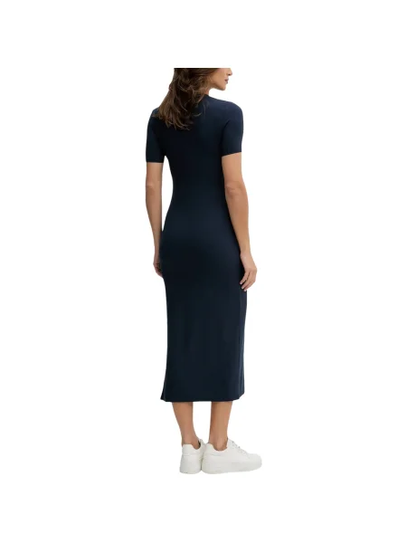 Rochie din denim Calvin Klein Jeans albastru