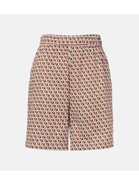 Bermudy Max Mara z nadrukiem