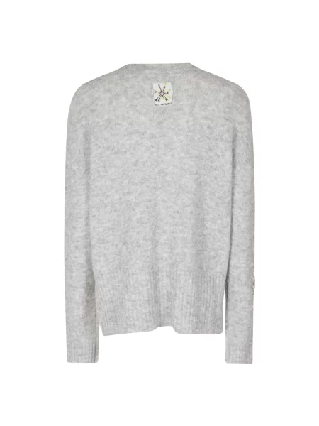 Sweter Des Phemmes z alpaki szary