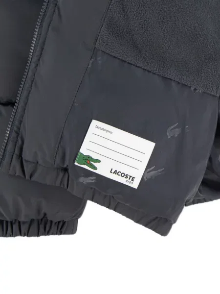 Kurtka dziecięca Lacoste szara