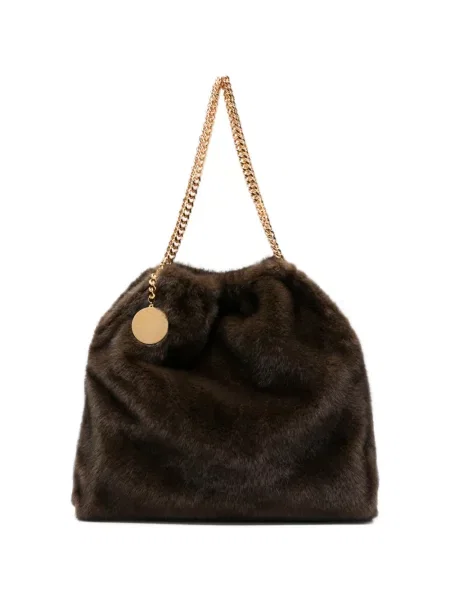 Colier Stella Mccartney cu blană maro