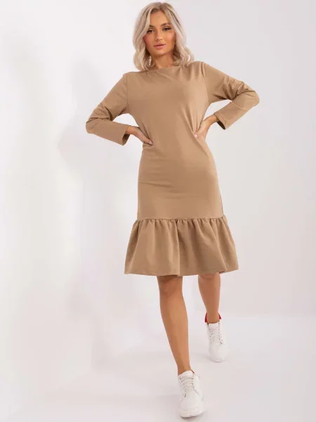 Rochie Fashionhunters de costum bej
