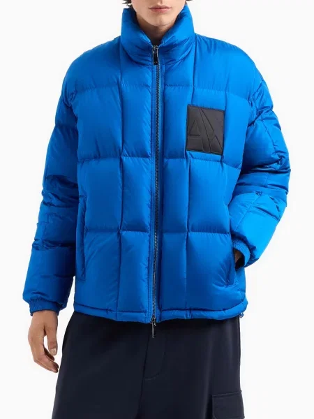 Пуховик Armani Exchange синій