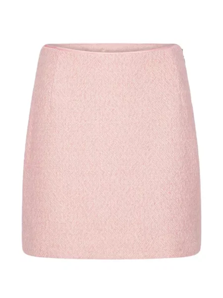 Bouclé fusta mini Rotate Birger Christensen roz