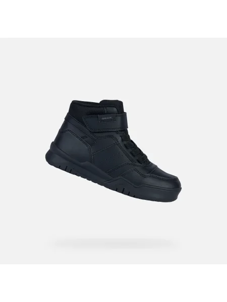Black boys sneakers Geox Perth Boys čierna