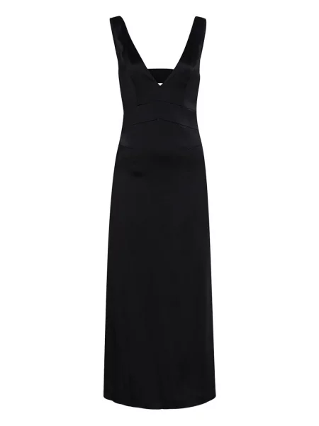 Rochie midi Ivy Oak cu decolteu în V până la genunchi de costum negru