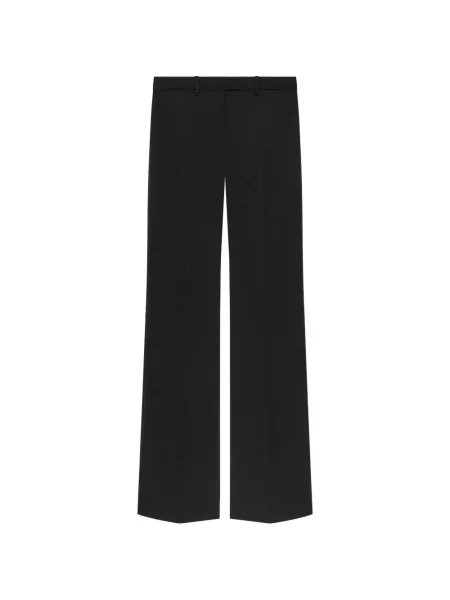 Pantaloni Courreges de lână negru