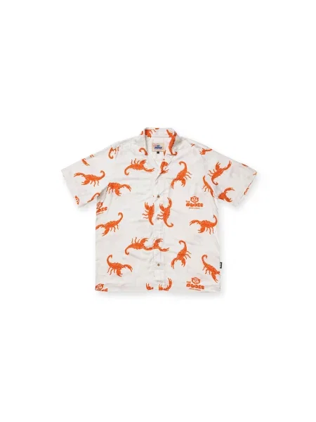The Dudes Scorpions Hawaiian Shirt Mężczyźni Koszula The Dudes Size: L czerwony
