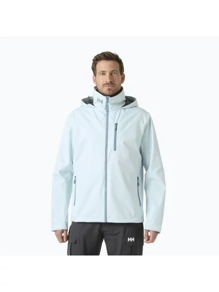Geacă de navigație pentru bărbați Helly Hansen Crew Hooded barely blue albastru