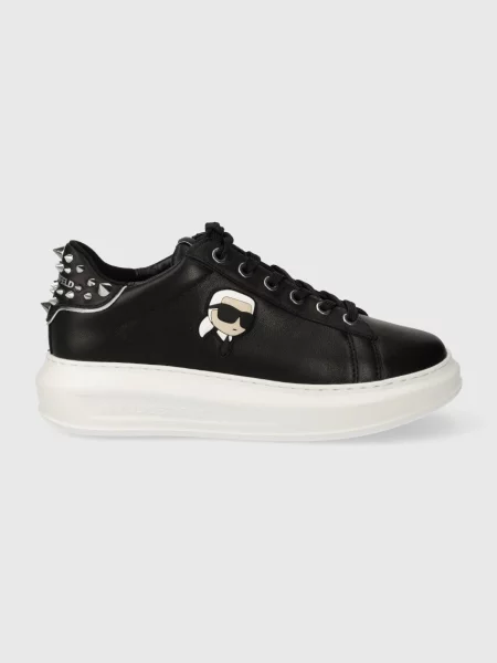 Karl Lagerfeld De piele sneakers KAPRI negru