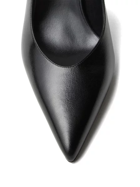 Pantofi cu toc Versace slingback negru