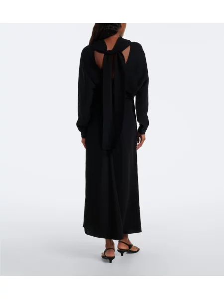 Rochie midi Toteme drapată negru