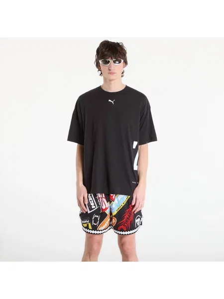 Tričko Puma M Graphic Oversized Tee Puma Black L černé