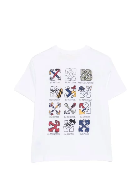 Dětské tričko Off-white bílé
