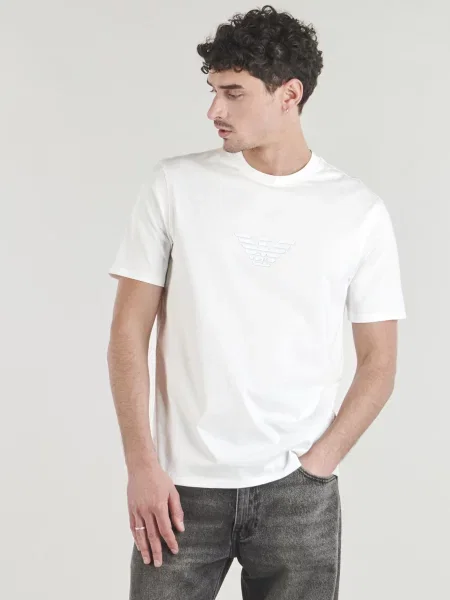 Tričko Emporio Armani biela