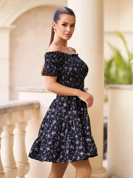 Платье мини Issa Plus черное