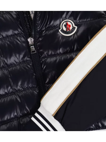 Πουπουλένιο μπουφάν Moncler Enfant μπλε