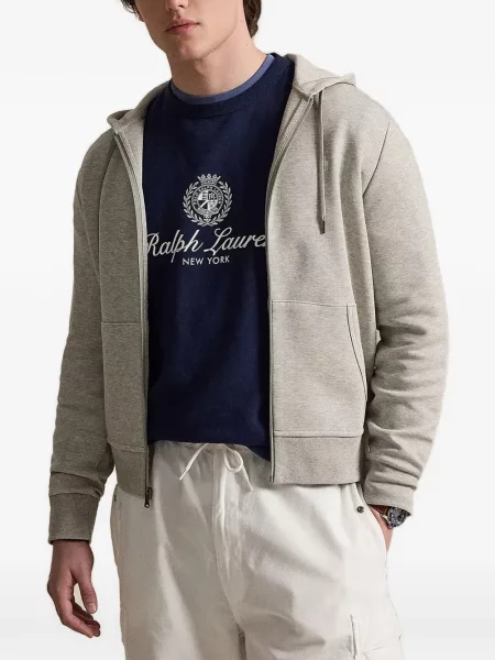 Gulerat tricou polo Polo Ralph Lauren cu decolteu în V fără mâneci maro