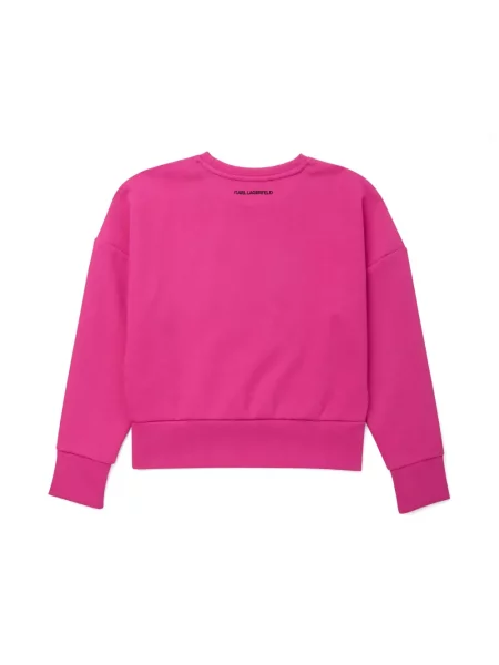Bluza dziecięca Karl Lagerfeld różowa