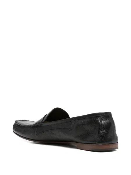 Pantofi loafer Versace din piele negru