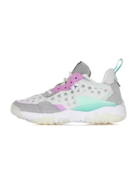 Sneakersy Jordan React skórzane szare