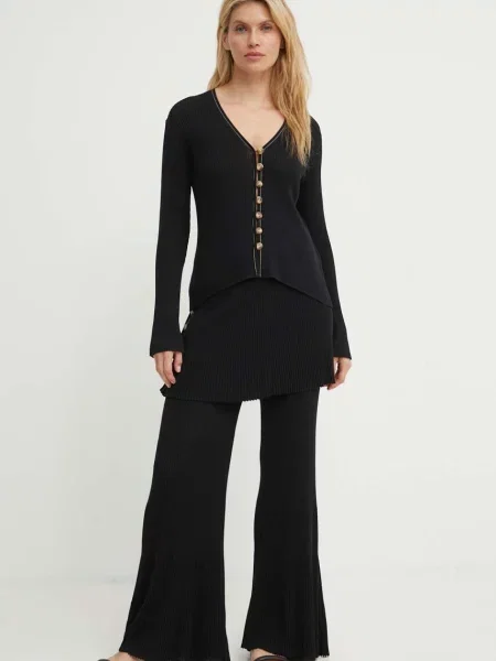 Штани By Malene Birger BOLONE кльош висока посадка чорний