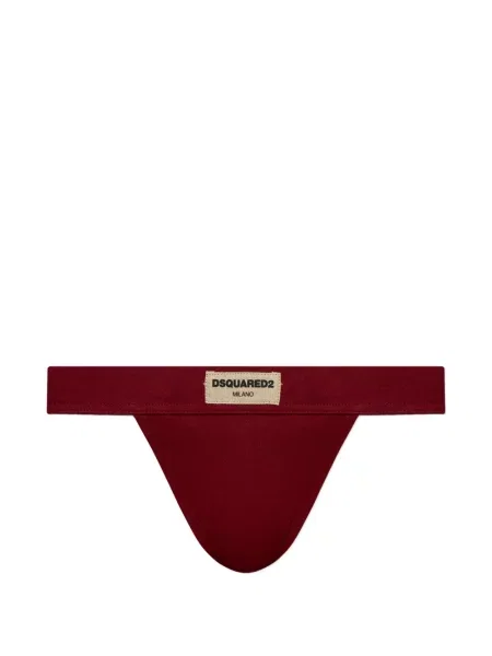Chiloți tanga Dsquared2 roșu