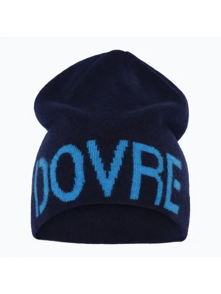 Căciulă de iarnă pentru bărbați Dovre Wool Logo Beanie blue albastru
