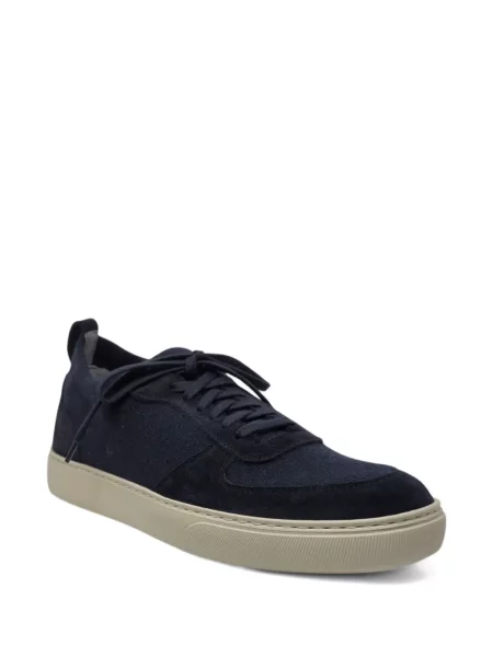 Sneakerși Henderson Baracco din piele de căprioară albastru