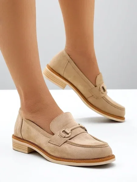 Mocasini Resti din piele de căprioară