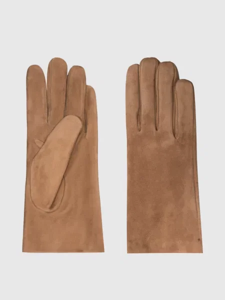 Замшевые перчатки Sermoneta Gloves коричневые