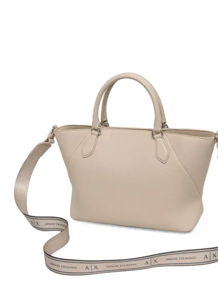 Geantă shopper Armani Exchange cu autograf
