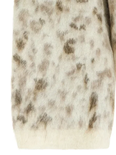 Džemper Brunello Cucinelli s printom s leopard uzorkom od mohera