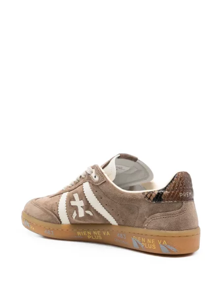 Sneakerși Premiata cu autograf maro