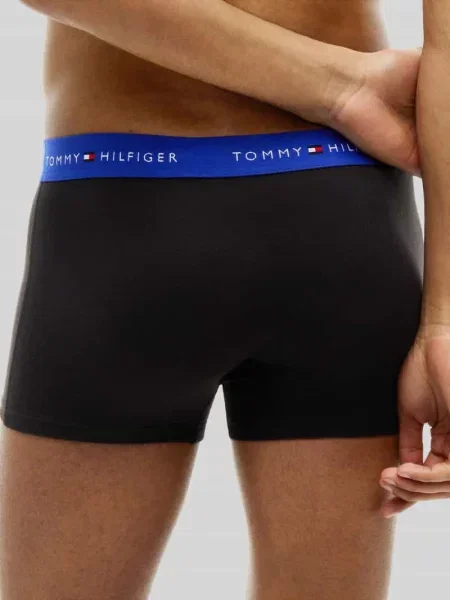 Bokserki Tommy Hilfiger Trunk WB 5 pack black/fr red/bon pk/als green/no blue czarne