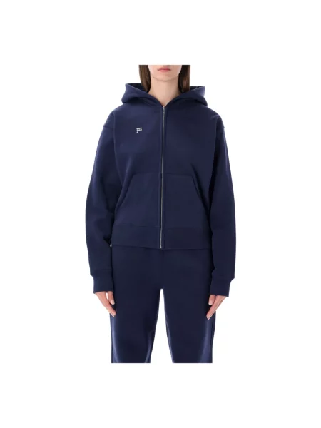 Bluza rozpinana Pangaia klasyczna niebieska
