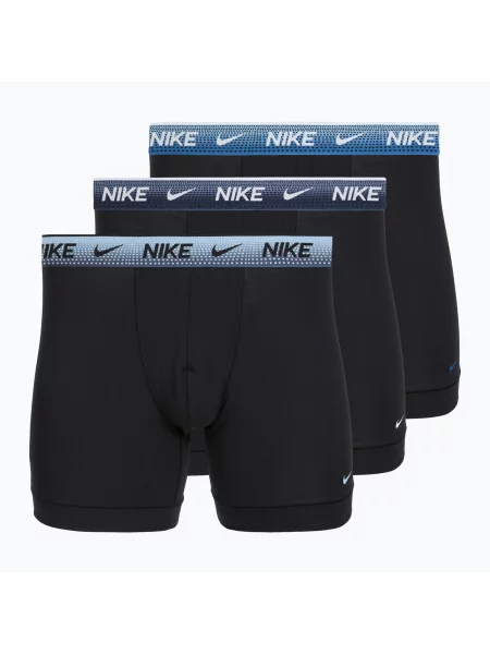 Boxeri pentru bărbați Nike Essential Cotton Stretch 3 pairs blue dawn albastru