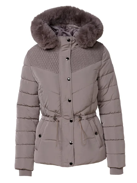 KOROSHI Geacă de iarnă taupe gri