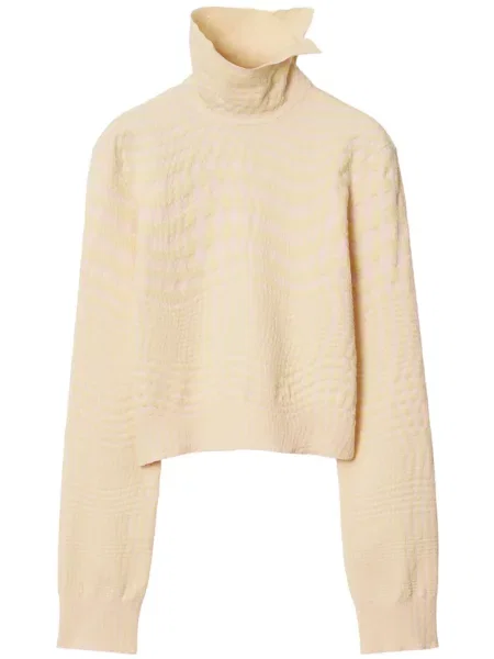 Pulover Burberry din jacard