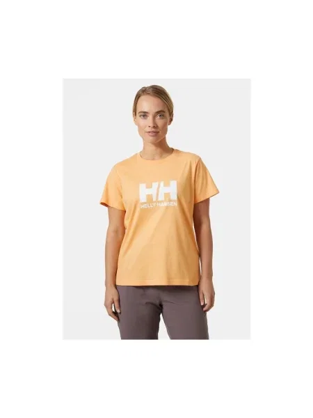 Dámske tričko Helly Hansen Logo miami peach oranžová