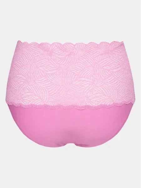 Chantelle Класически бикини с висока талия Soft Stretch розов