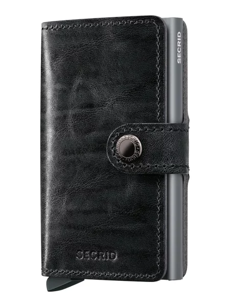 Secrid portofel de piele MDM-Grey gri