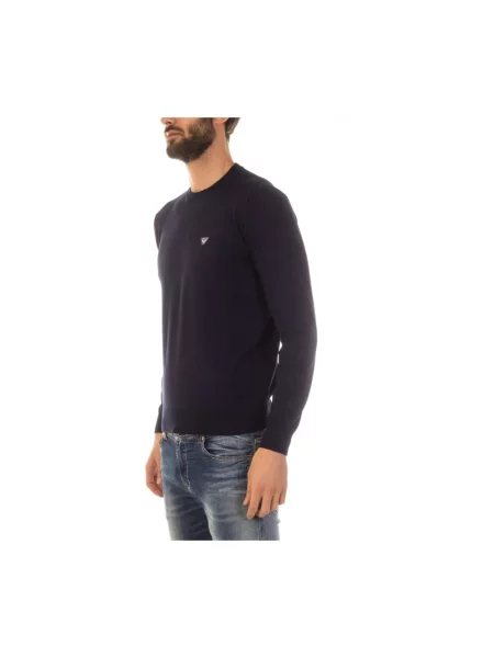 Sweter Armani Jeans niebieski