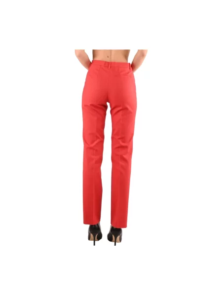 Spodnie Emporio Armani czerwone