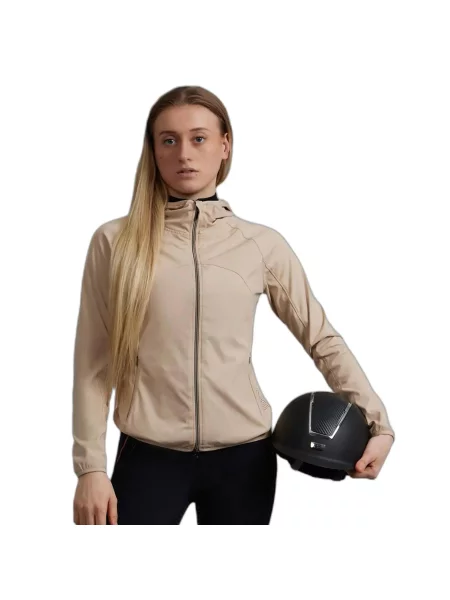 Kurtka jeździecka dla kobiet Premier Equine Franca beżowa
